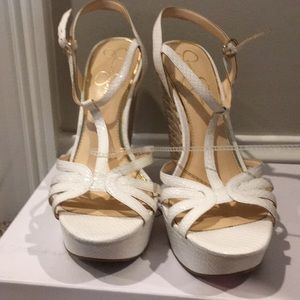 White Jessica Simpson Sandal